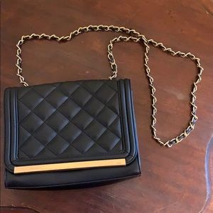 Black crossbody purse